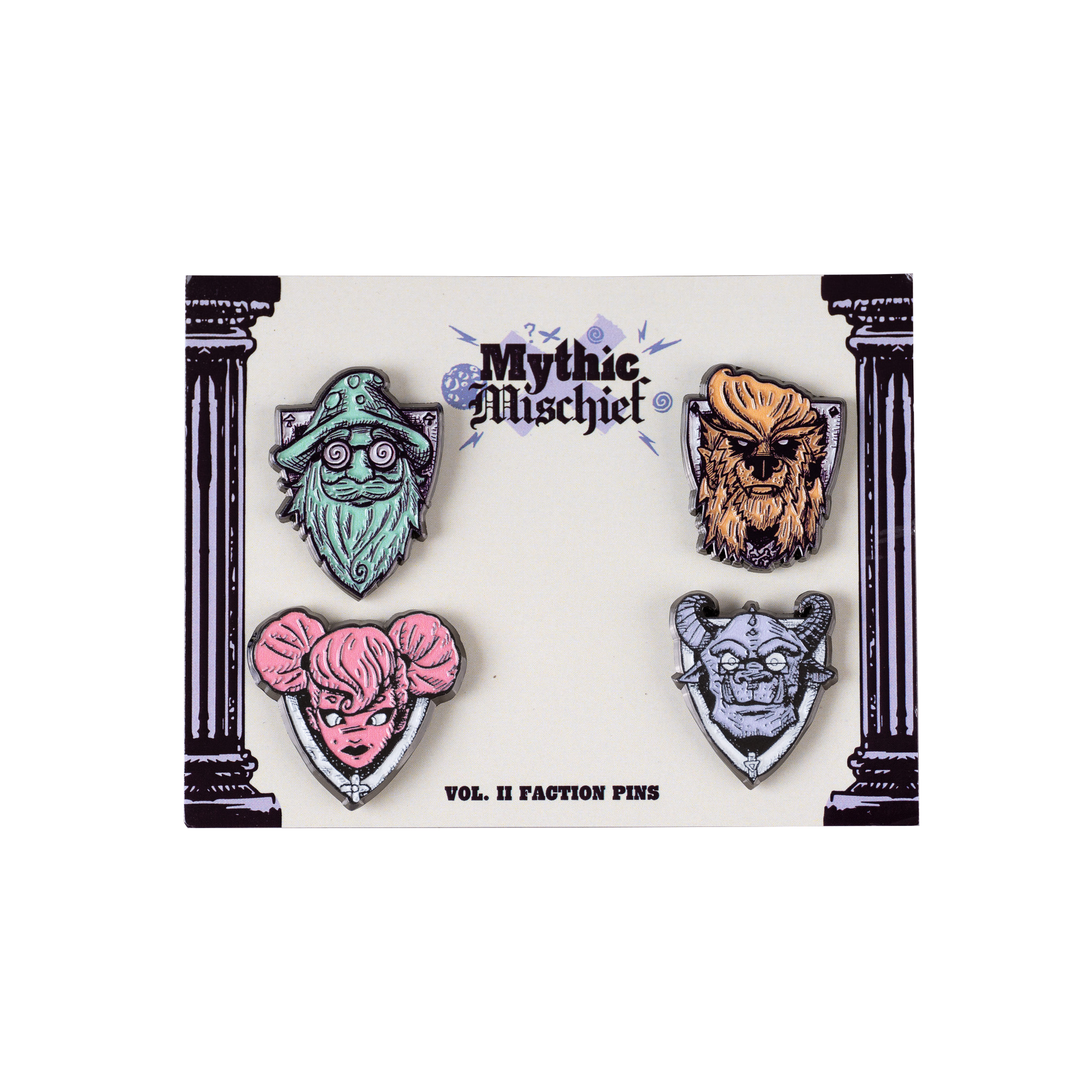 Mythic Mischief: Faction Pin Set Vol. 2