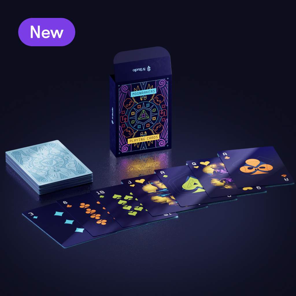 [4x] Moonrakers Playing Cards